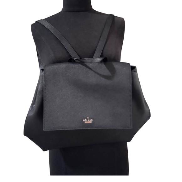 Kate Spade NewYork Black Cow Leather Backpack Preloved 11x12x4
Cameron Street - Picture 1 of 16